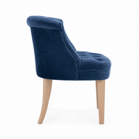Stoel Ducati - Blauw Fluweel - Marcottestyle Shop