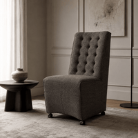 Chair Stirum - Dunkelbraun Stoff - Marcottestyle Shop