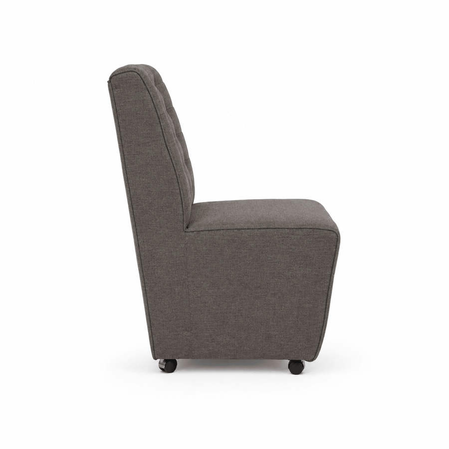 Chair Stirum - Dunkelbraun Stoff - Marcottestyle Shop