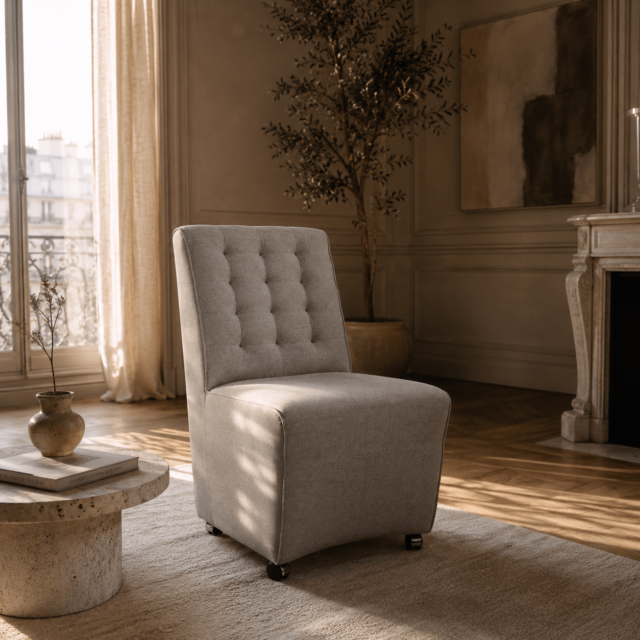 Chair Stirum - Gris Tissu - Marcottestyle Shop
