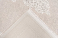 Low-Pile Rug - Fiore Cream / Silver
