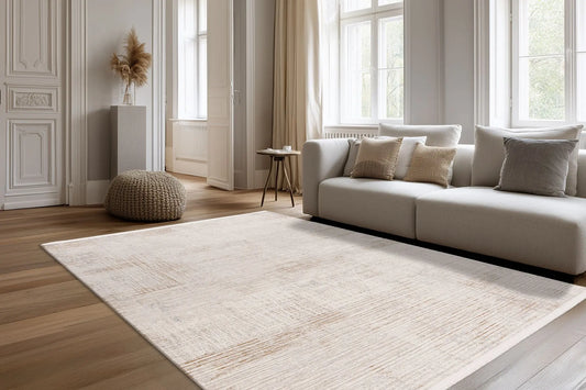 Low-Pile Rug - Fiore Cream / Beige