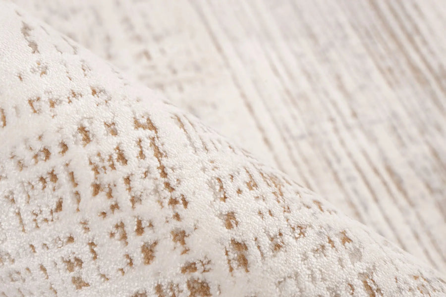 Low-Pile Rug - Fiore Cream / Beige