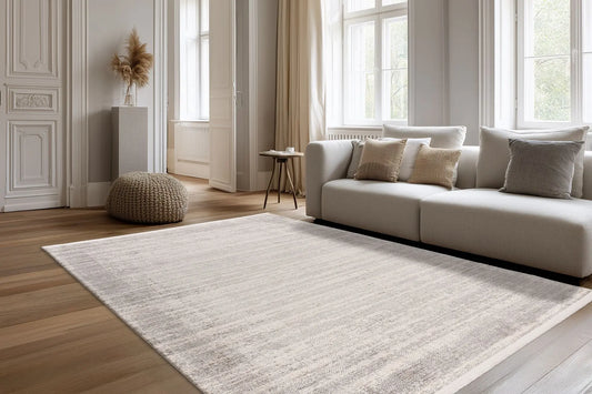 Low-Pile Rug - Fiore Silver