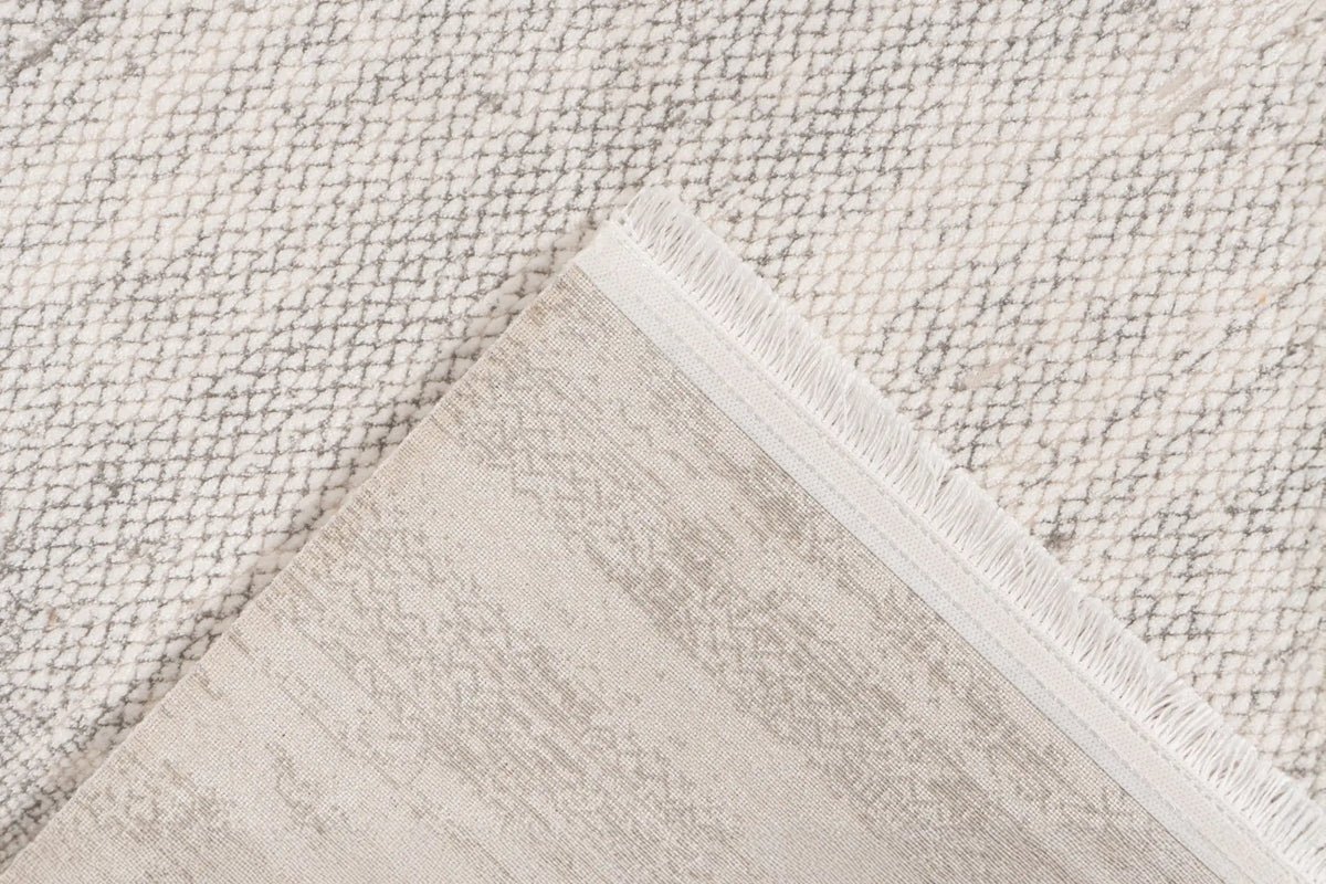 Low-Pile Rug - Fiore Silver