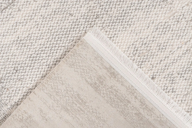 Low-Pile Rug - Fiore Silver