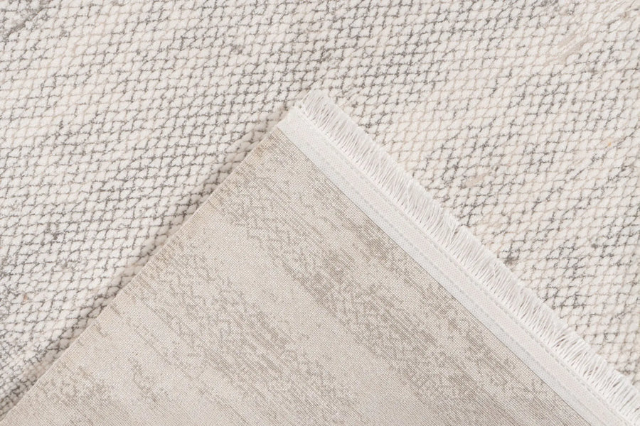 Low-Pile Rug - Fiore Silver