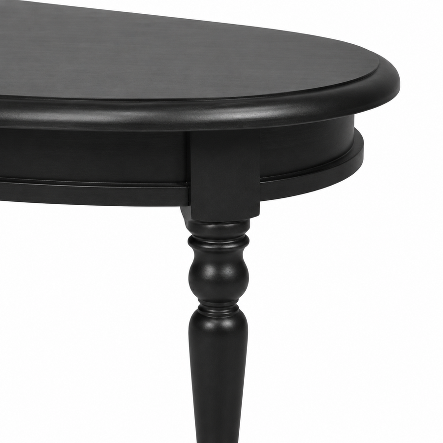 Coffee Table - Vouvray - Solid Pine - 135 x 45 x 55 cm - Black