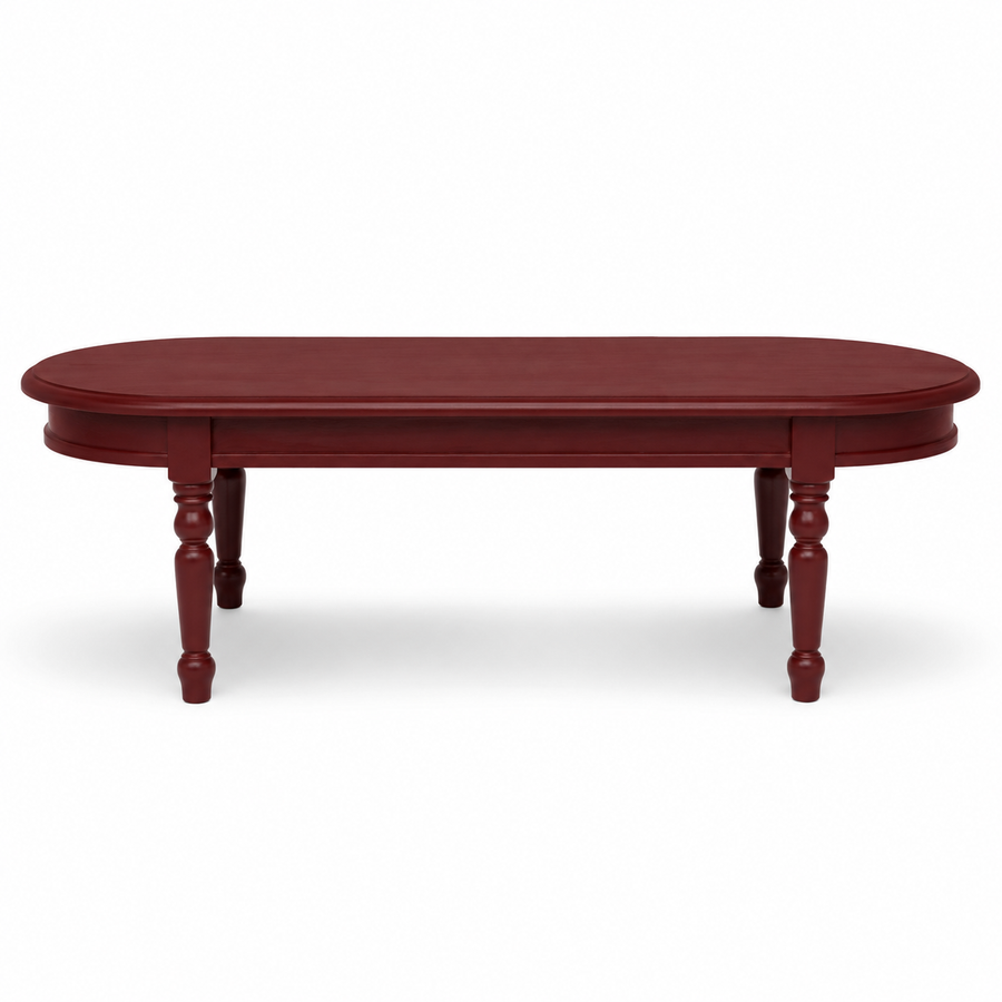 Coffee Table - Vouvray - Solid Pine - 135 x 45 x 55 cm - Bordeaux