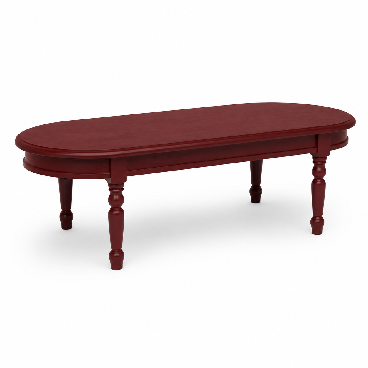 Coffee Table - Vouvray - Solid Pine - 135 x 45 x 55 cm - Bordeaux