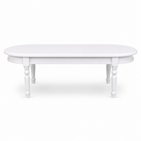 Coffee Table - Vouvray - Solid Pine - 135 x 45 x 55 cm - White