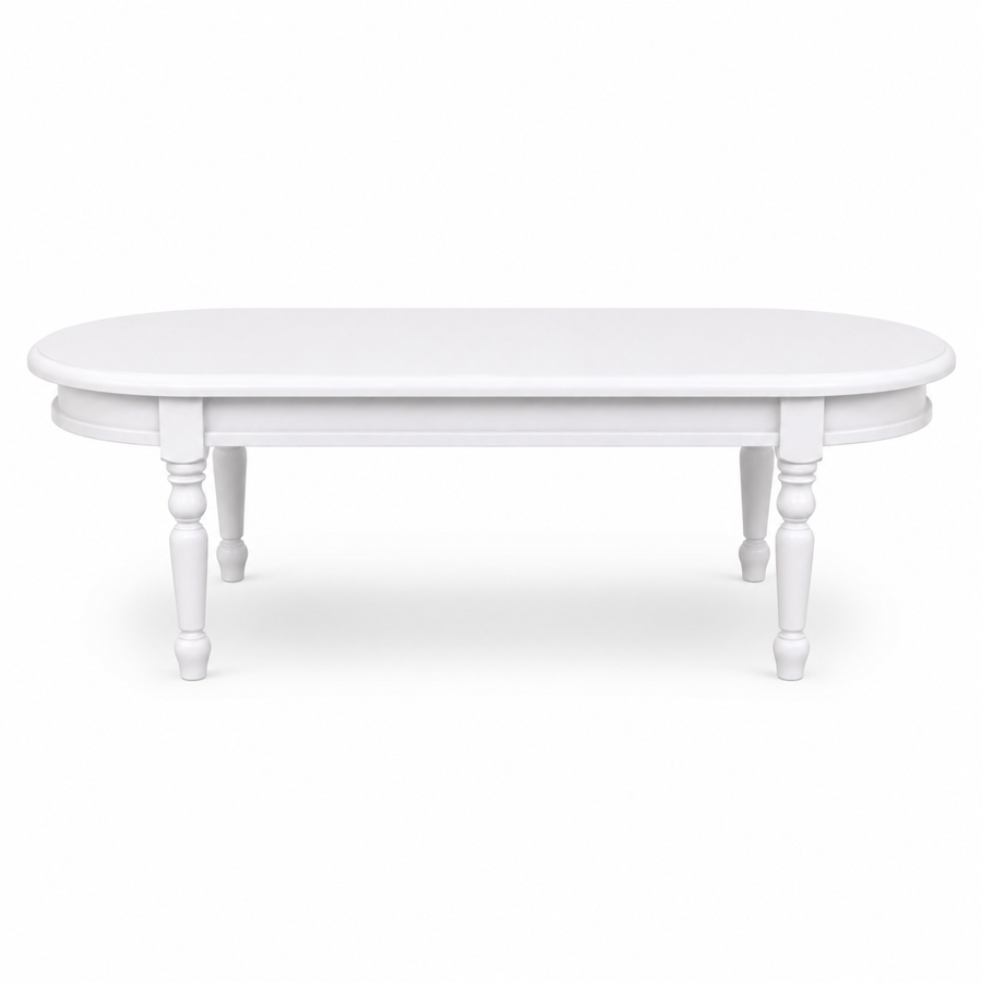 Coffee Table - Vouvray - Solid Pine - 135 x 45 x 55 cm - White