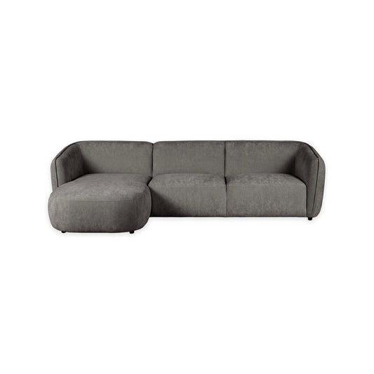 Corner Sofa Bever - Chaise Longue - Soft Grey | Marcottestyle
