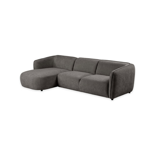 Corner Sofa Bever - Chaise Longue - Soft Grey | Marcottestyle