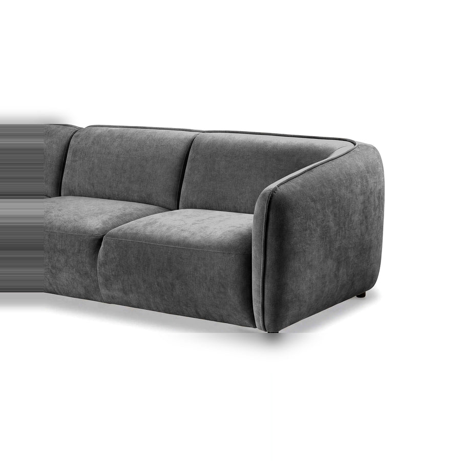 Corner Sofa Bever - Chaise Longue - Soft Grey | Marcottestyle