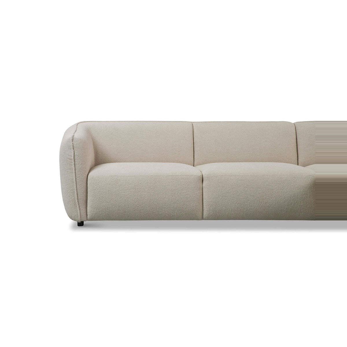 Corner Sofa Bever - Open End - Sand Beige | Marcottestyle