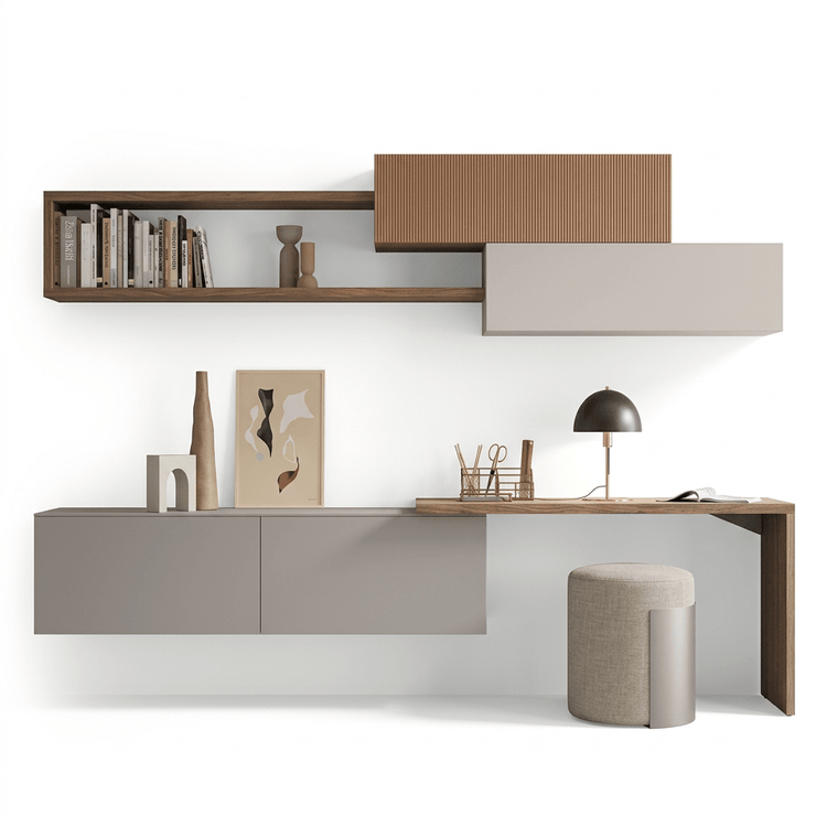 Cortina Luxury Italian TV Wall Unit | Modern Floating Media Console - Marcottestyle Shop | Marcottestyle