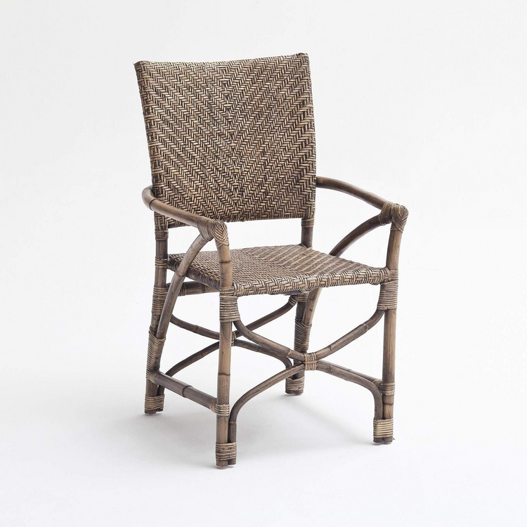Countess Rattan Arm Chair | Marcottestyle
