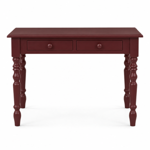 Schreibtisch - Auray - Massivkiefer - 109 x 60 x 79 cm - Bordeaux