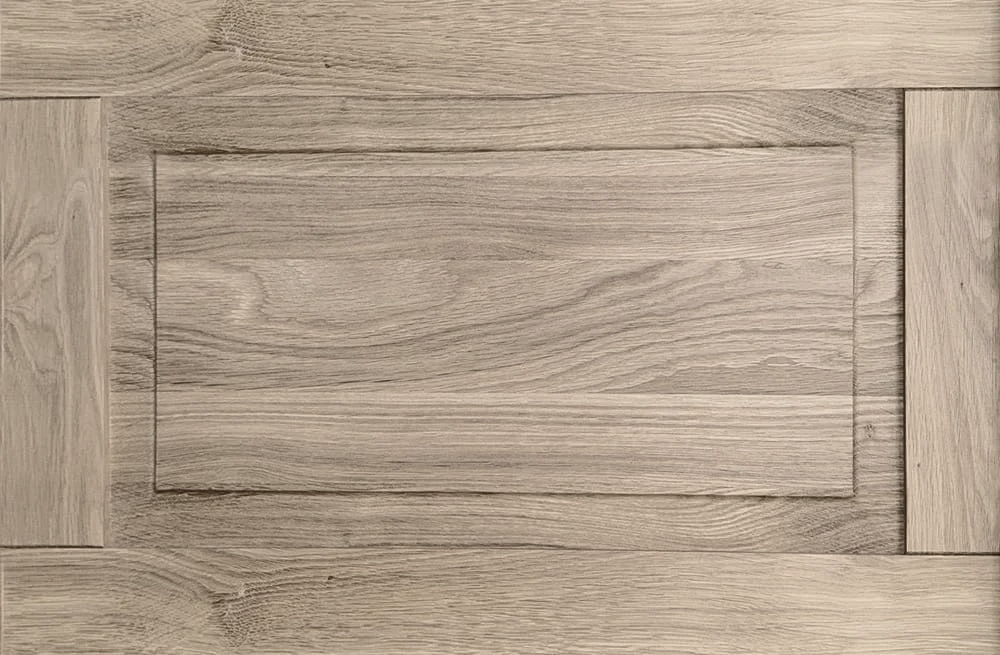 Solid oak colour and natural oiled oak material sample for the Cheverny desk