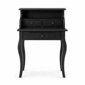 Desk - Cheverny - Solid Pine - 65 x 40 x 103 cm - Black