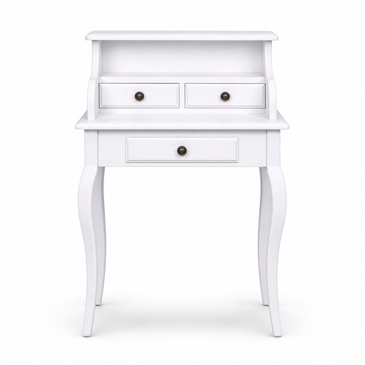 Desk - Cheverny - Solid Pine - 65 x 40 x 103 cm - White