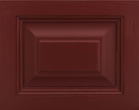 Bordeaux colour and material sample for the Dinan desk
