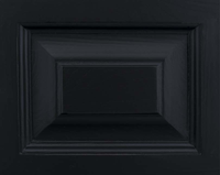 Black solid pine colour and material sample for the Vendome desk