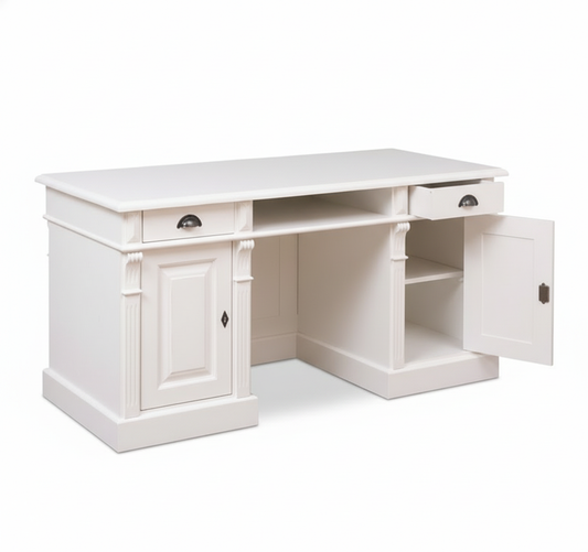 Belvoir Desk - Wit - Wit Top | Marcottestyle