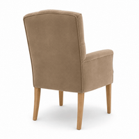 Esszimmerstuhl Jaguar - Alcantara Beige - Eiche Füße - Marcottestyle Shop