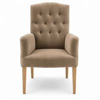 Esszimmerstuhl Jaguar - Alcantara Beige - Eiche Füße - Marcottestyle Shop
