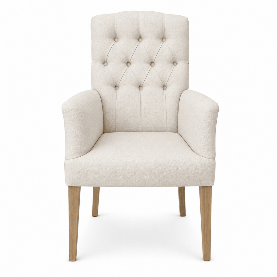 Dining Chair Jaguar - Arne 22 White - Oak feet - Marcottestyle Shop