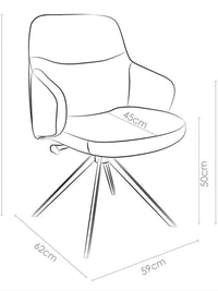 Dining chair Marilyn de Luxe sneak 110 Lin - MCS