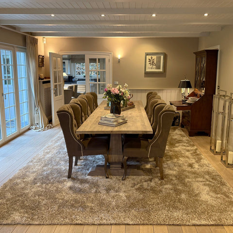 Dining Table Davinci - Rustic Solid Oak - MCS