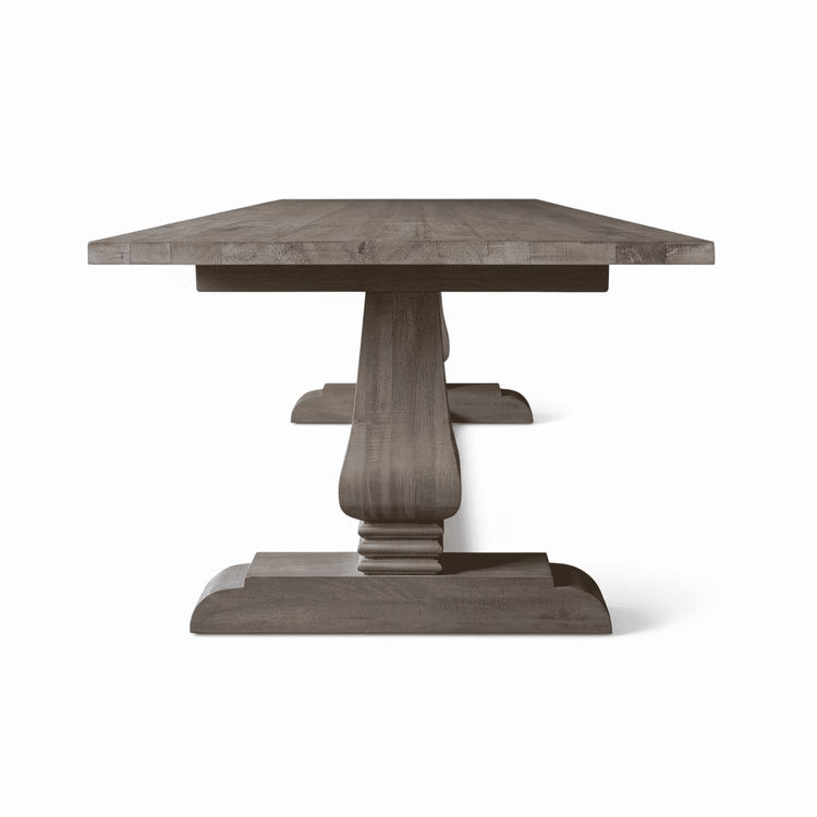 Dining Table Davinci - Rustic Solid Oak - MCS