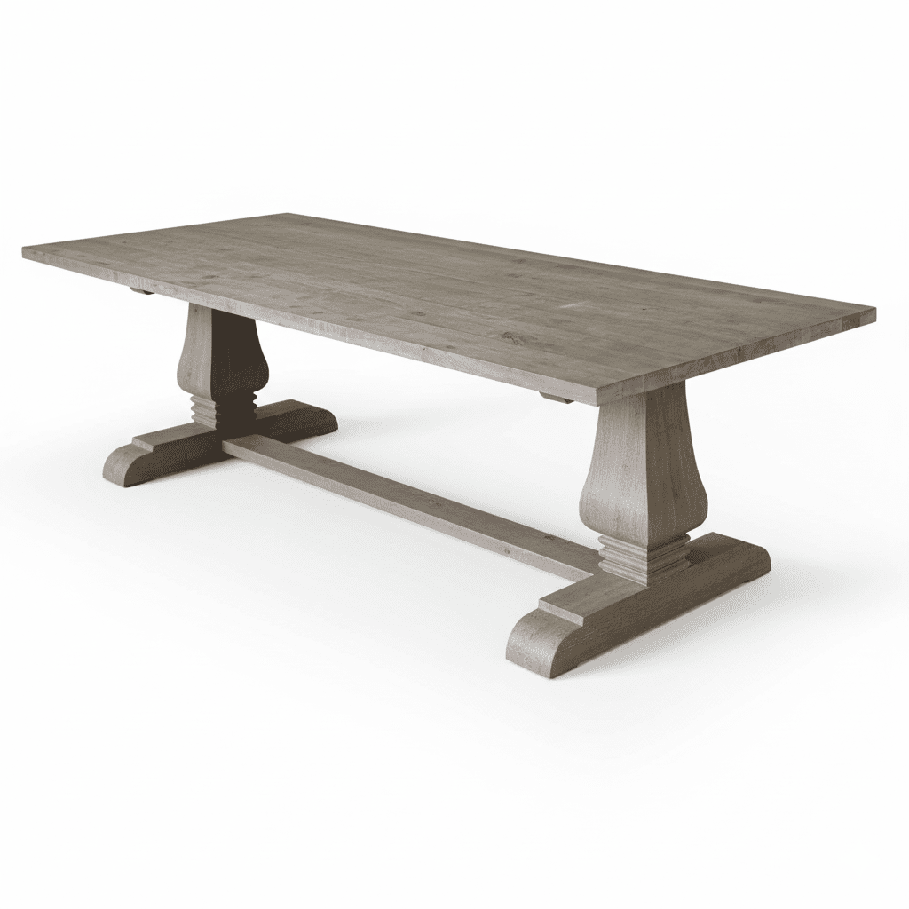 Dining Table Davinci - Rustic Solid Oak - MCS