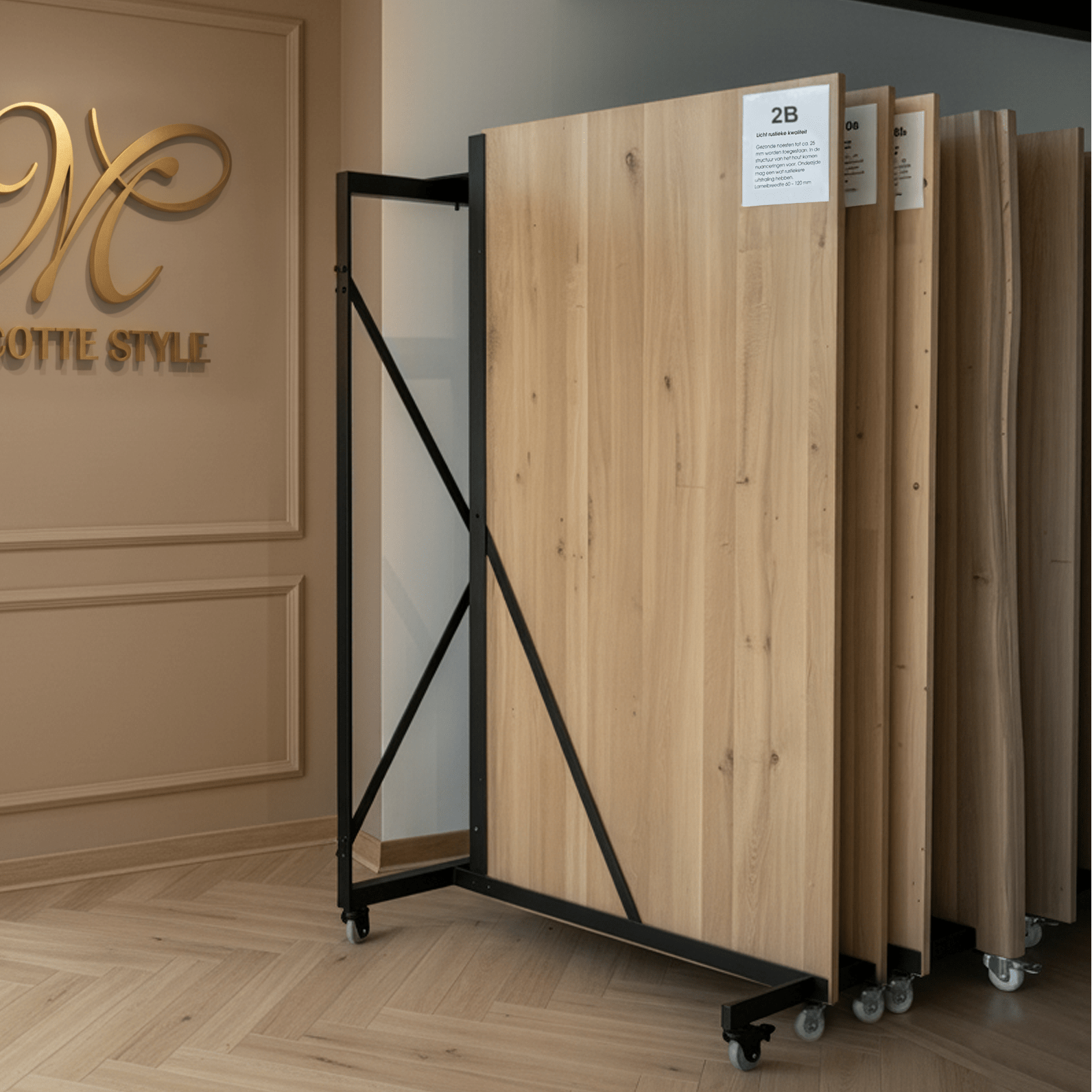 Dining Table Kloster - Solid Oak - Quality 2B - MCS 20 mm L 300 x W 122