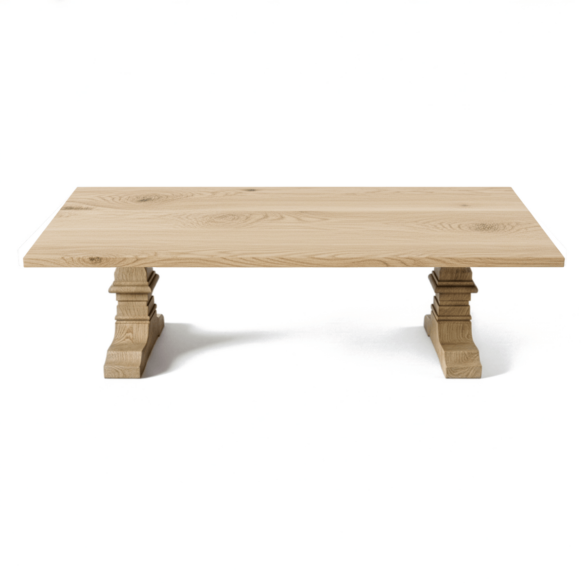 Dining Table Kloster - Solid Oak - Quality 2B - MCS 20 mm L 300 x W 122