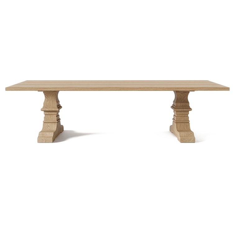 Dining Table Kloster - Solid Oak - Quality A - MCS 20 mm L 300 x W 122