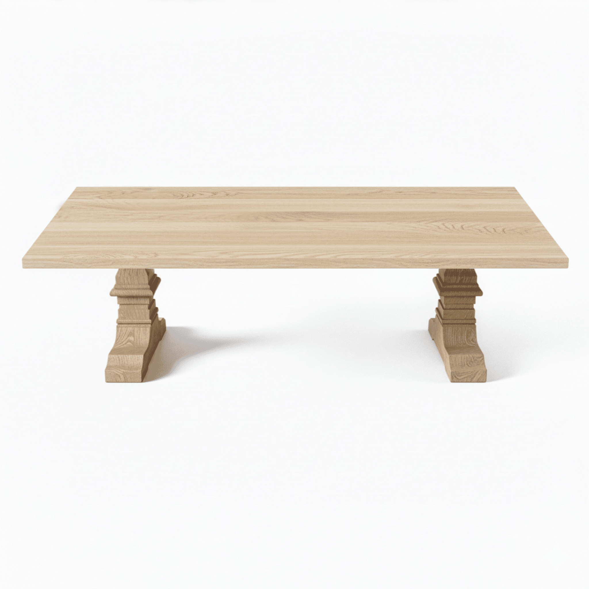 Dining Table Kloster - Solid Oak - Quality A - MCS 20 mm L 300 x W 122