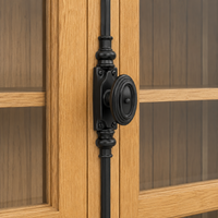 Display cabinet - Beaune - Solid Oak - 110 x 40 x 210 cm - Oak