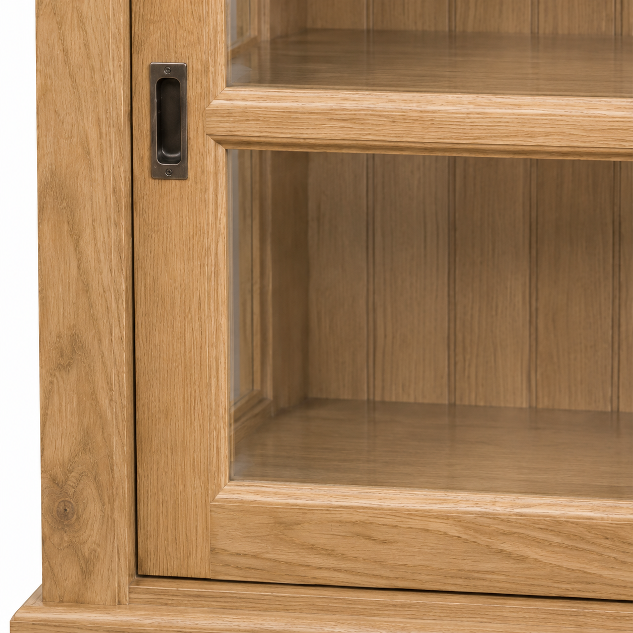 Display cabinet - Honfleur - Solid Oak - 106 x 47 x 86 cm - Oak