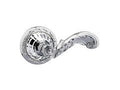 Door lever handles set on roses with Swarovski crystal exclusive - 0R6216