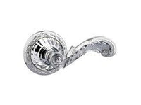 Door lever handles set on roses with Swarovski crystal exclusive - 0R6216 - Marcottestyle Shop Deurbeslag Gold 24K