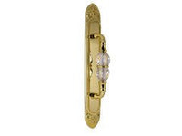 Porte pull handle on plate avec Swarovski crystal 60x400mm - 0M4406 - Marcottestyle Shop Deurbeslag Or 24K