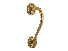 Porte pull handle on rosettes - 0N4403 - Marcottestyle Shop Deurbeslag Or 24K