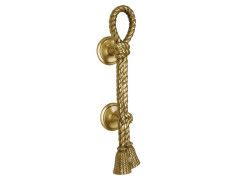 Door pull handles set 400mm on rosettes - 0N4485 - Marcottestyle Shop Deurbeslag Mat Antique Brass