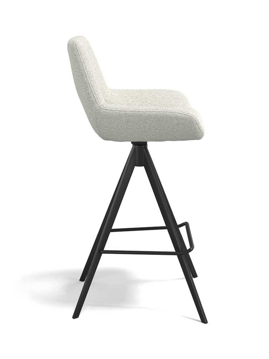Draaibare Tabouret de bar Messina Ascot 1047 Pearl Hauteur d'assise 65 - MCS