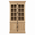 Schrank Villars - Massiv Eiche - Iron Handles - 130 x 50 x 230 cm