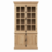 Schrank Villars - Massiv Eiche - Iron Handles - 130 x 50 x 230 cm